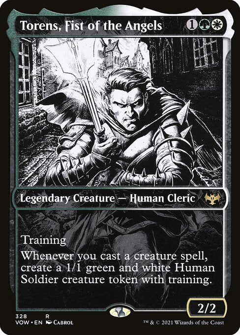 Torens, Fist of the Angels (Showcase) - Innistrad: Crimson Vow