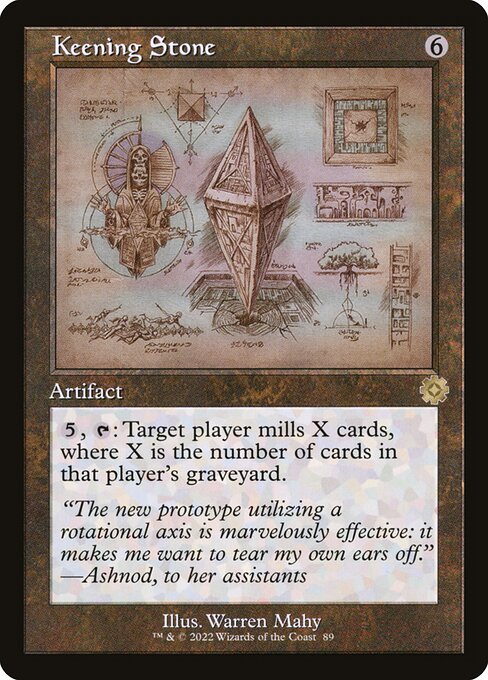 Keening Stone (Schematic) - The Brothers' War: Retro Frame Artifacts