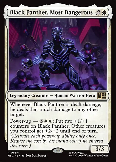 Black Panther, Most Dangerous - Commander: Marvel Super Heroes