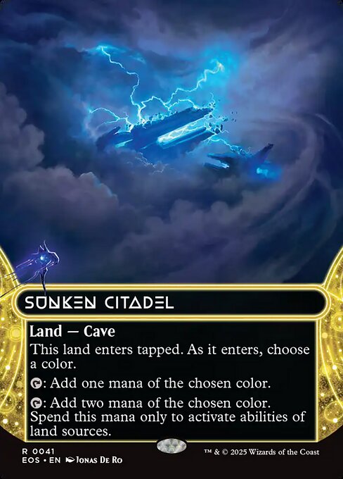 Sunken Citadel (0041) (Borderless) - Edge of Eternities: Stellar Sights