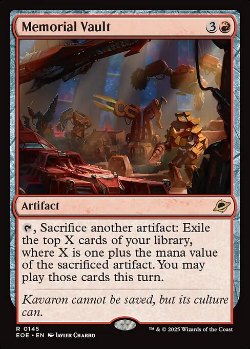 Memorial Vault (Foil) - Edge of Eternities