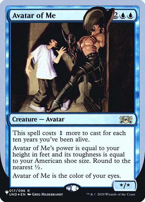 Avatar of Me (Foil) - The List Reprints