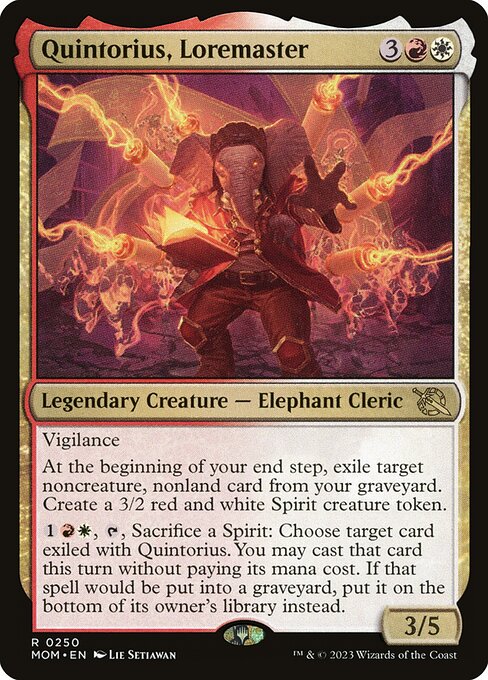 Quintorius, Loremaster - March of the Machine
