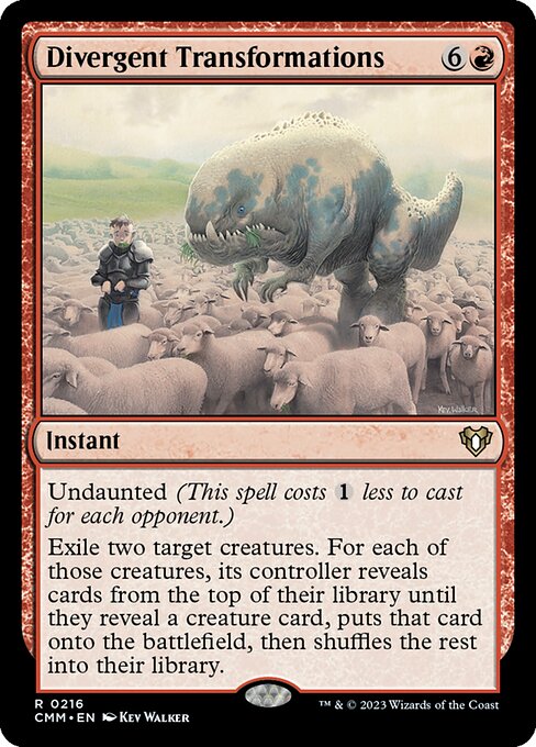 Divergent Transformations - Commander Masters