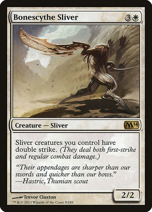 Bonescythe Sliver - Magic 2014 (M14)