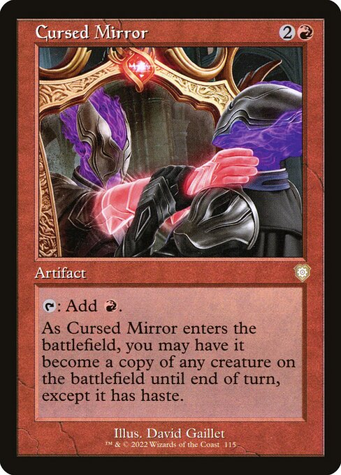 Cursed Mirror (Retro Frame) - Commander: The Brothers' War