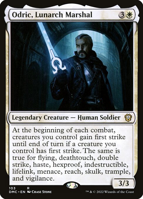 Odric, Lunarch Marshal - Commander: Dominaria United