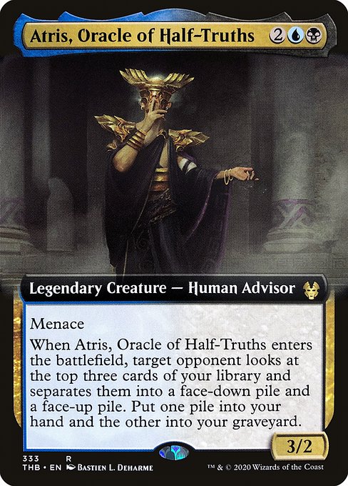 Atris, Oracle of Half-Truths (Extended Art) - Theros Beyond Death