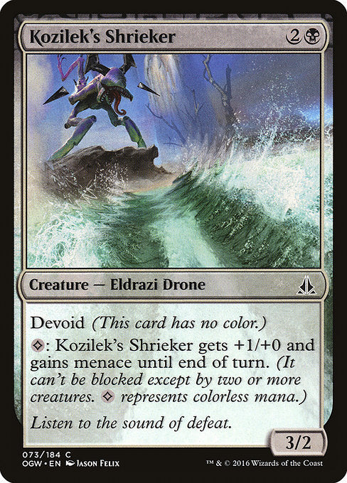 Kozilek's Shrieker - Oath of the Gatewatch