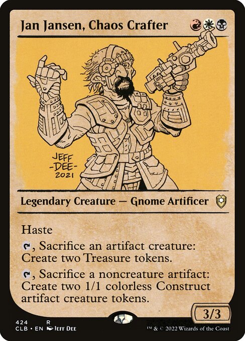 Jan Jansen, Chaos Crafter (Showcase) - Commander Legends: Battle for Baldur's Gate