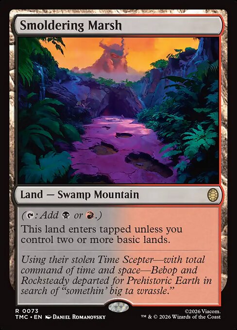 Smoldering Marsh - Commander: Teenage Mutant Ninja Turtles