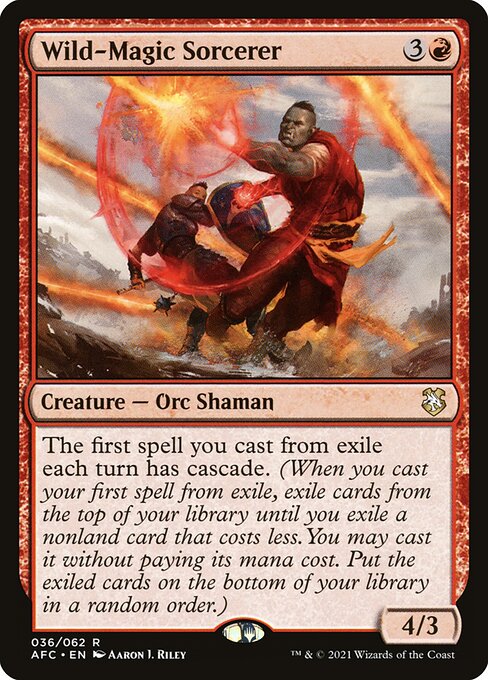 Wild-Magic Sorcerer - Commander: Adventures in the Forgotten Realms