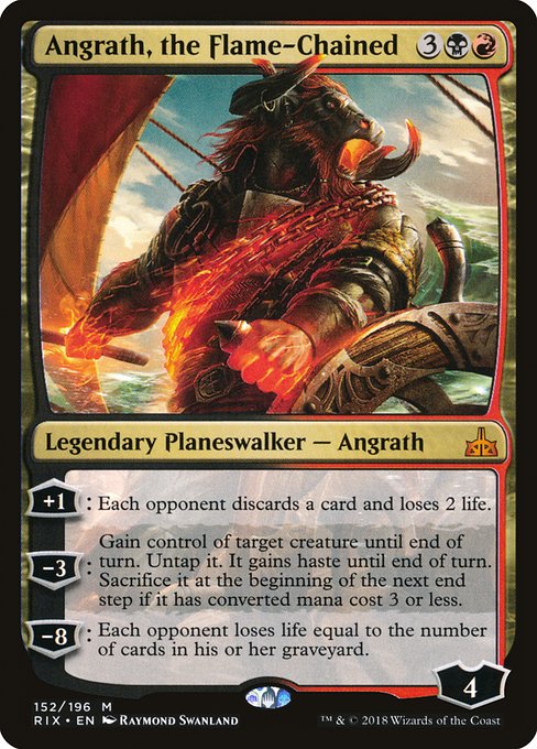 Angrath, the Flame-Chained (Borderless) (Foil) - Secret Lair Drop Series