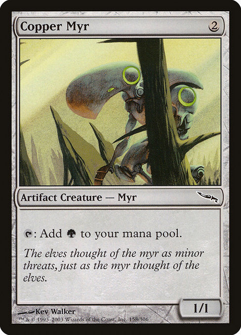 Copper Myr (Foil) - Mirrodin