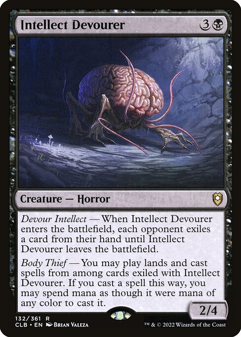 Intellect Devourer (Extended Art) - Commander Legends: Battle for Baldur's Gate