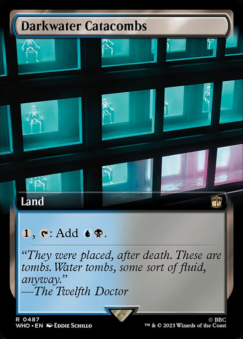Darkwater Catacombs (Extended Art) (Foil) - Universes Beyond: Doctor Who
