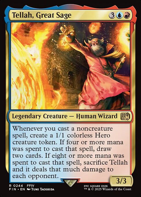 Tellah, Great Sage (Borderless) (Foil) - FINAL FANTASY