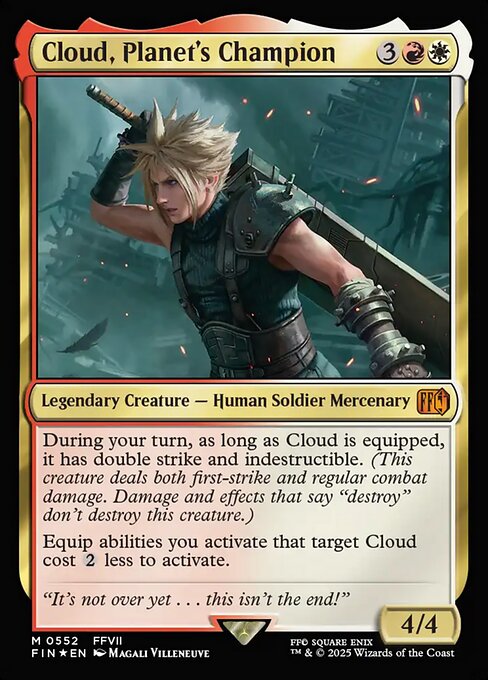 Cloud, Planet's Champion (Foil) - FINAL FANTASY