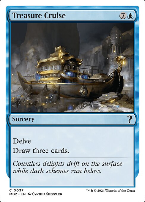Treasure Cruise (White Border) - Mystery Booster 2
