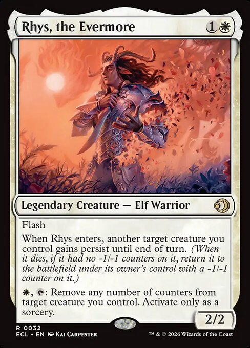 Rhys, the Evermore (Foil) - Lorwyn Eclipsed