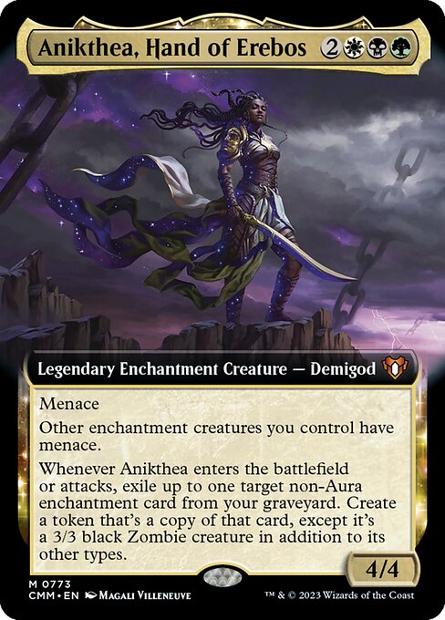 Anikthea, Hand of Erebos (Extended Art) - Commander Masters
