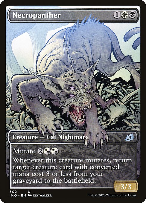 Necropanther (Showcase) - Ikoria: Lair of Behemoths