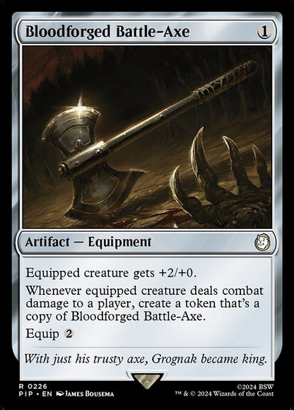 Bloodforged Battle-Axe - Universes Beyond: Fallout