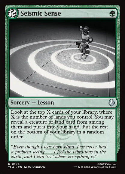 Seismic Sense (Foil) - Avatar: The Last Airbender