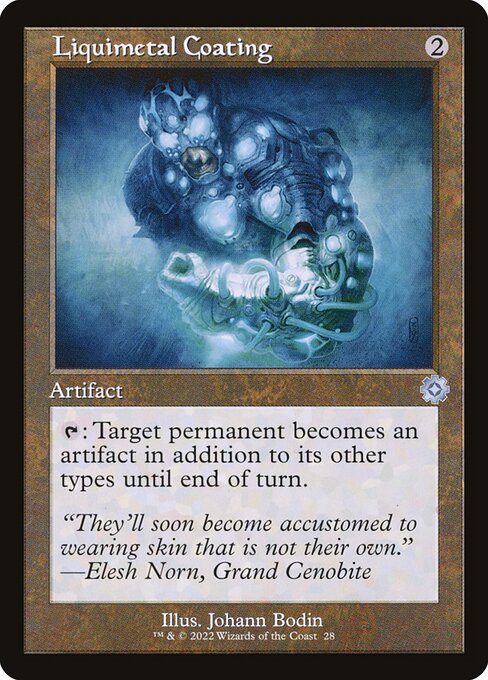 Liquimetal Coating - The Brothers' War: Retro Frame Artifacts