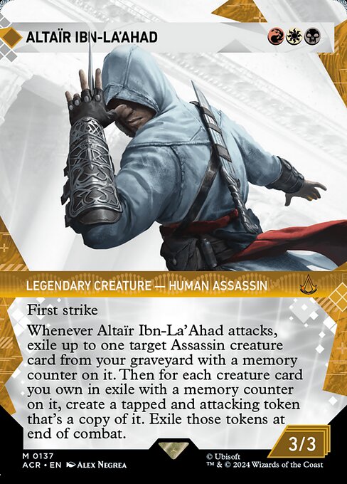 Altair Ibn-La'Ahad (Showcase) - Universes Beyond: Assassin's Creed