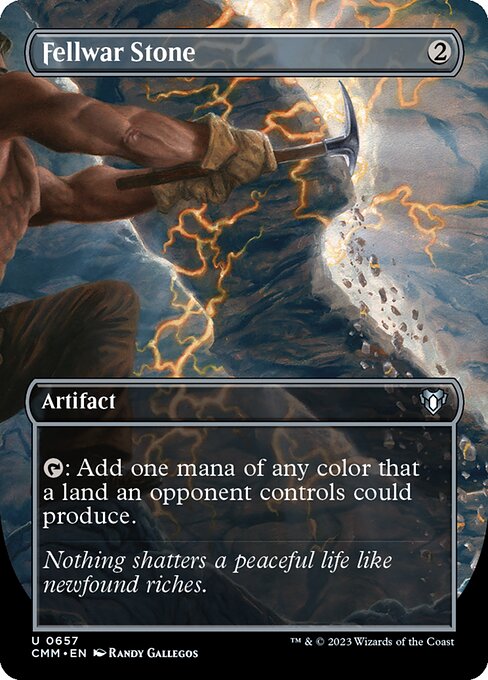 Fellwar Stone (Borderless) - Commander Masters