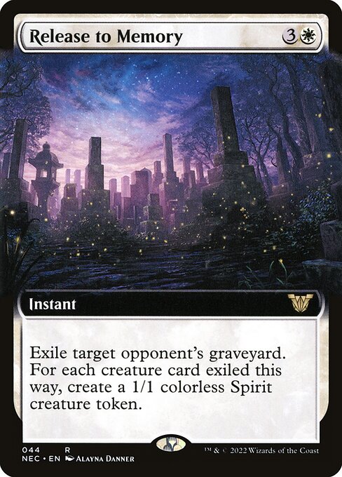 Release to Memory (Extended Art) - Commander: Kamigawa: Neon Dynasty