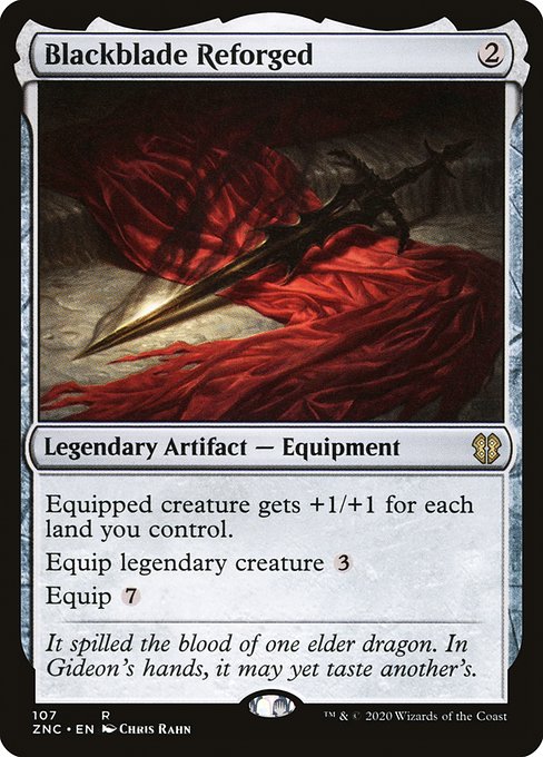 Blackblade Reforged - Commander: Zendikar Rising