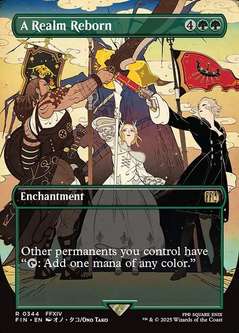 A Realm Reborn (Borderless) (Foil) - FINAL FANTASY