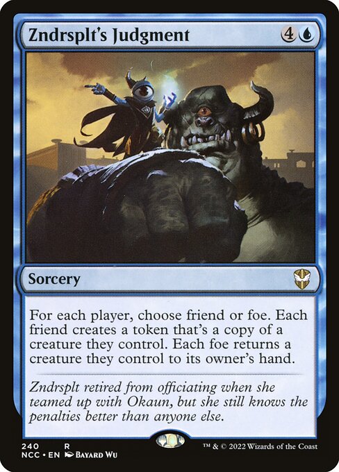Zndrsplt's Judgment - Commander: Streets of New Capenna