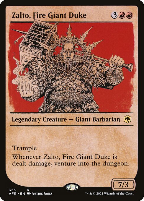 Zalto, Fire Giant Duke (Showcase) - Adventures in the Forgotten Realms