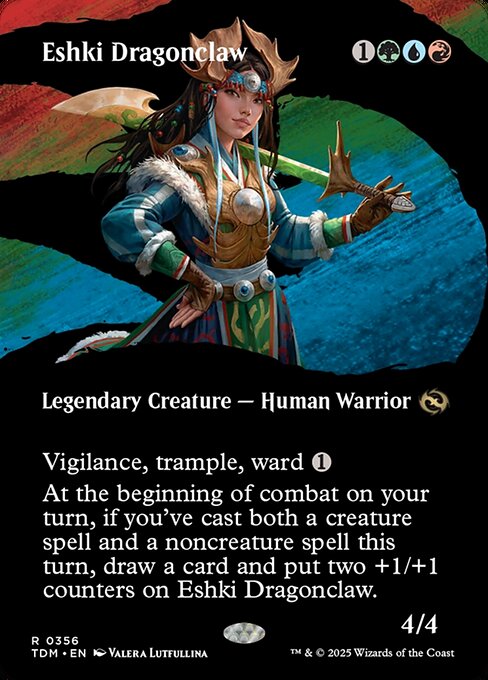 Eshki Dragonclaw (Borderless) - Tarkir: Dragonstorm