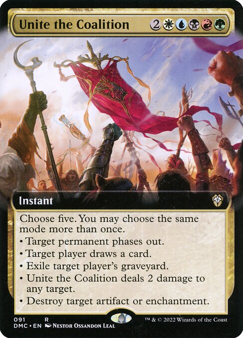 Unite the Coalition (Extended Art) - Commander: Dominaria United