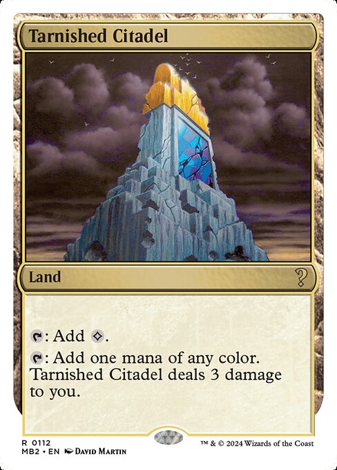 Tarnished Citadel (White Border) - Mystery Booster 2