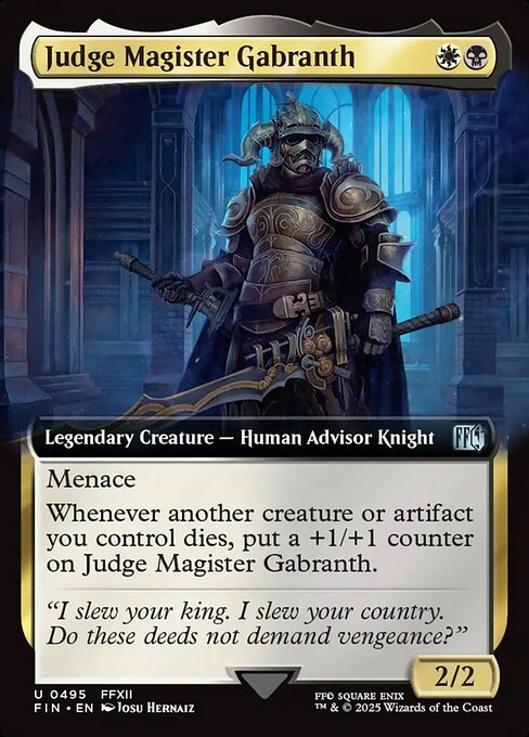 Judge Magister Gabranth (Extended Art) - FINAL FANTASY