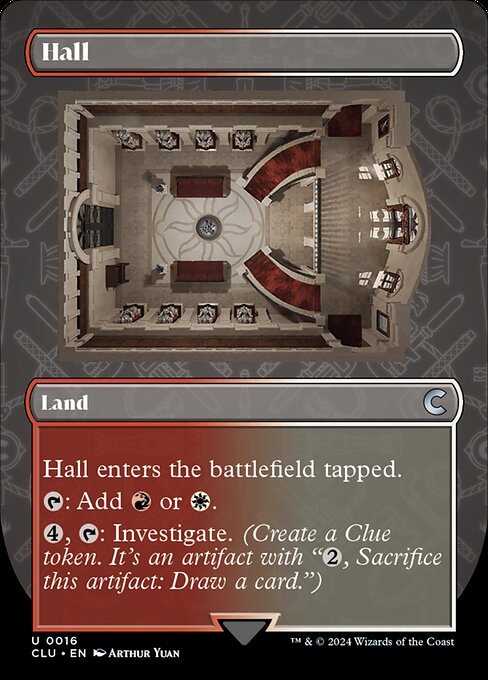 Hall (Borderless) - Ravnica: Clue Edition