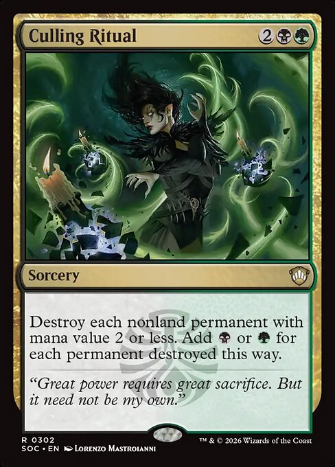 Culling Ritual - Commander: Secrets of Strixhaven