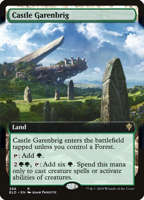 Castle Garenbrig (Extended Art) - Throne of Eldraine
