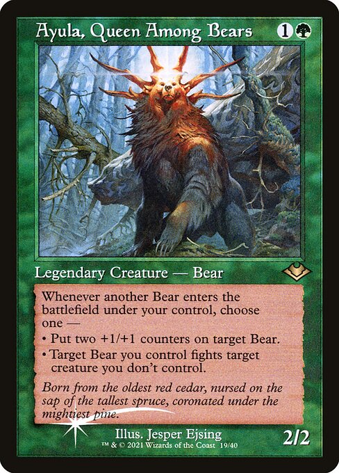 Ayula, Queen Among Bears (Retro Frame) - Modern Horizons