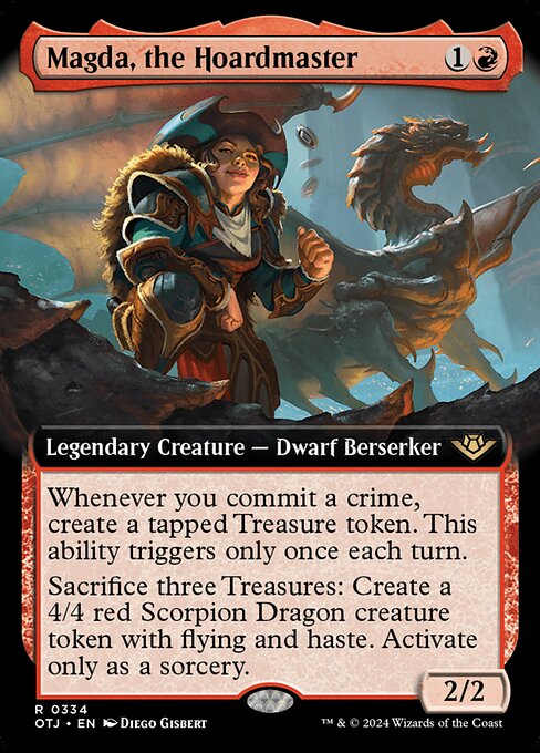 Magda, the Hoardmaster (Extended Art) (Foil) - Outlaws of Thunder Junction