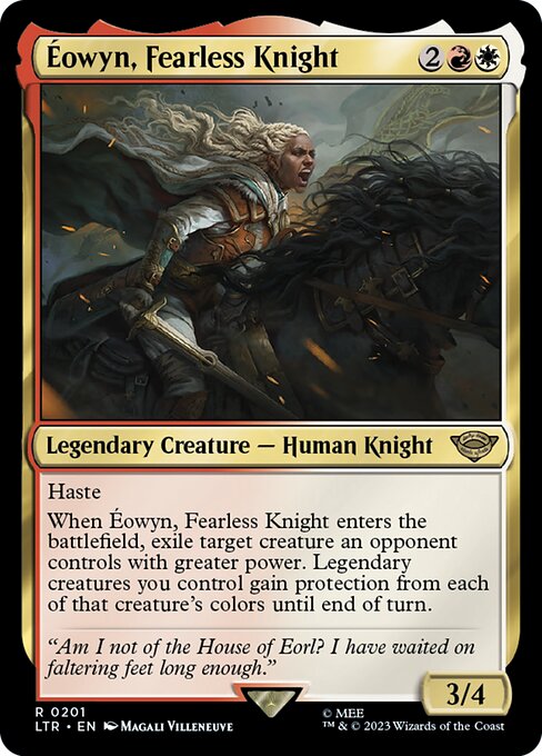 Eowyn, Fearless Knight (Foil) - Universes Beyond: The Lord of the Rings: Tales of Middle-earth