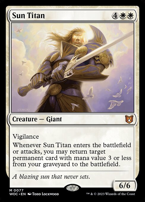 Sun Titan - Commander: Wilds of Eldraine