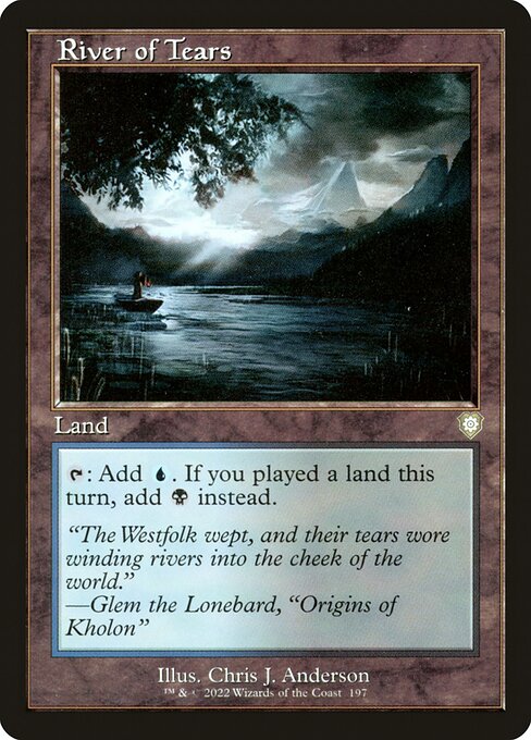 River of Tears (Retro Frame) - Commander: The Brothers' War