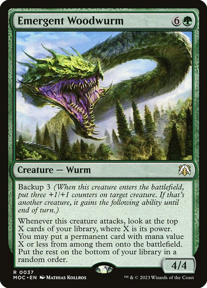 Emergent Woodwurm - Commander: March of the Machine