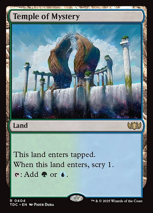 Temple of Mystery - Commander: Tarkir: Dragonstorm